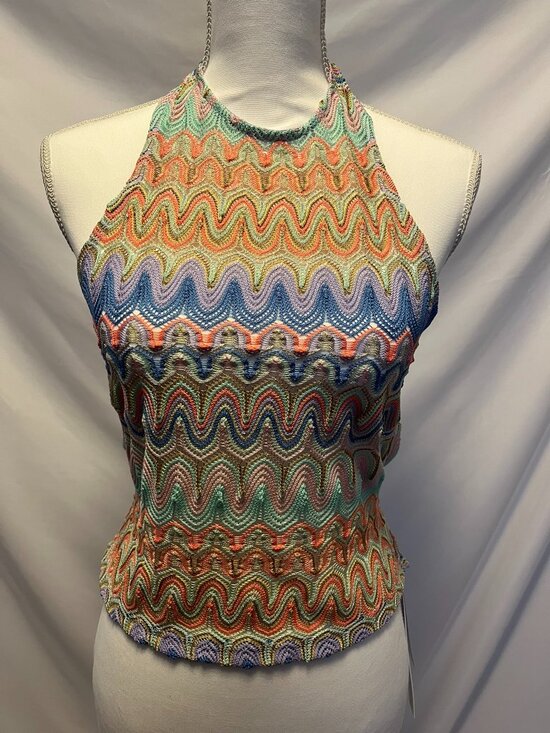 AKIRA “Take Me to Miami” Halter Top & Duster – NWT – L/XL (Fits M) - Picture 6 of 16